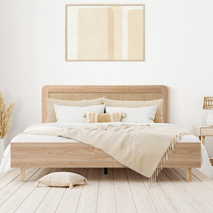 Bed Frame King Size Wooden Bed Platform Timber