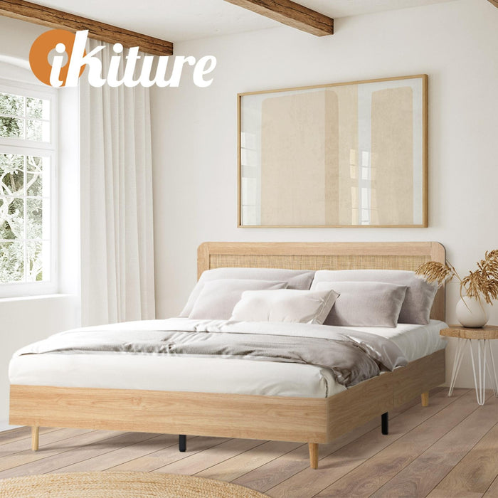 Bed Frame King Size Wooden Bed Platform Timber