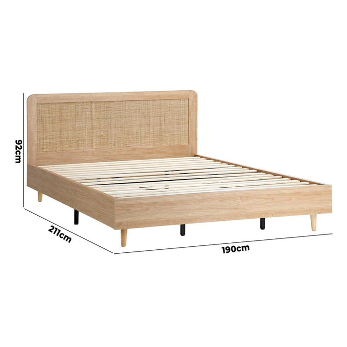Bed Frame King Size Wooden Bed Platform Timber