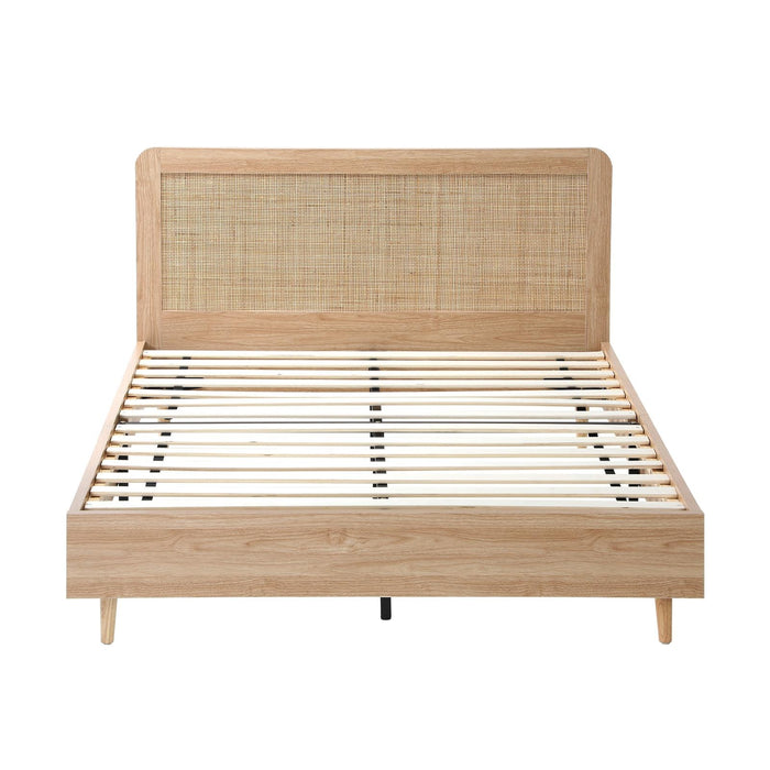 Bed Frame Queen Size Wooden Bed Platform Timber