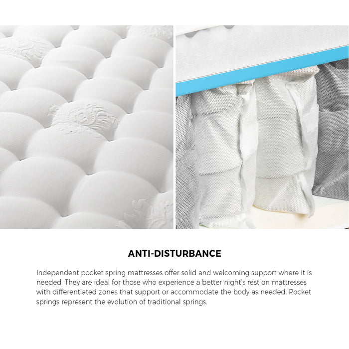 Bed Frame Single Size Wooden Platform Beds With Mattress White