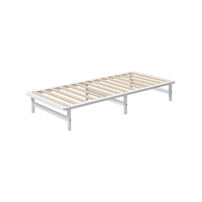 Wooden Bed Frame Single Beds Base Solid Pine Timber Platform White