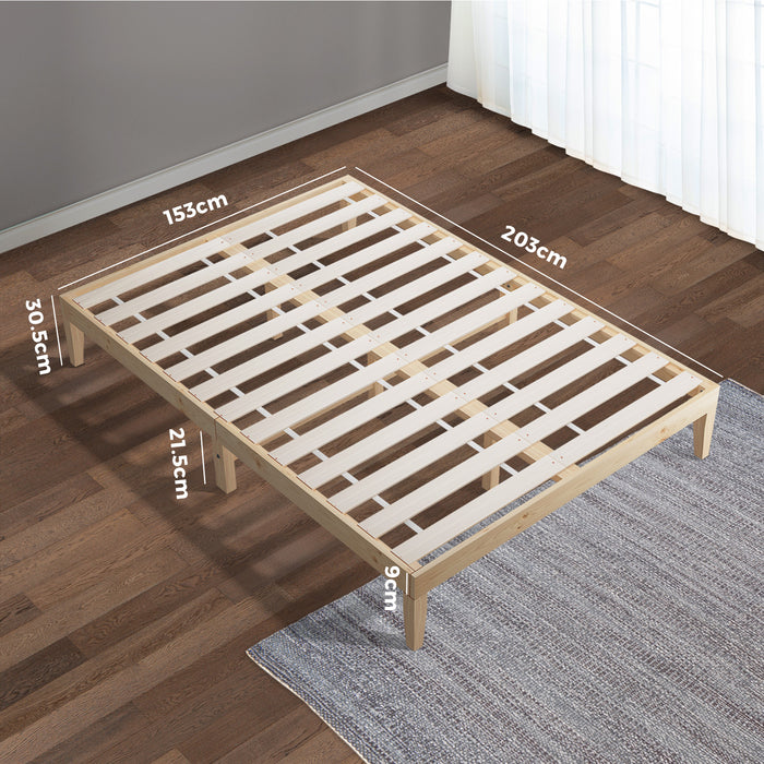 Bed Frame Double Single King Single Size Wooden Timber Mattress Base