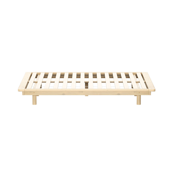 Bed Frame Queen Size Wooden Timber Bed Base Floating Beds
