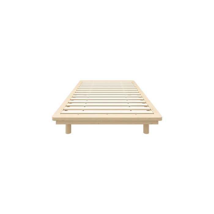 Bed Frame Single Size Wooden Bed Base Floating Bed