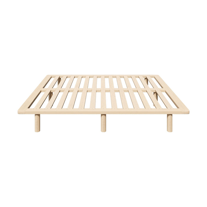 Bed Frame Double Size Wooden Bed Base Platform Timber