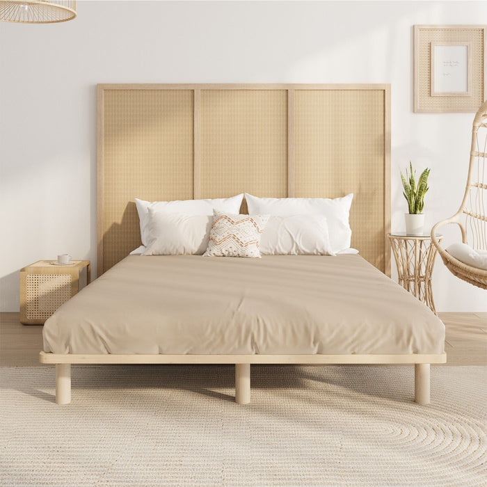 Bed Frame King Single Wooden Bed Base Platform Timber