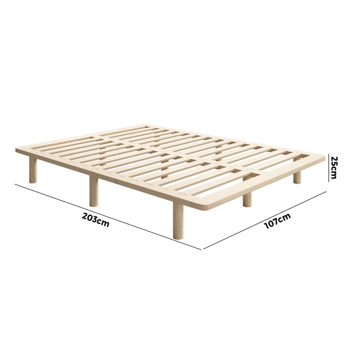 Bed Frame King Single Size Wooden Bed Base Platform Timber