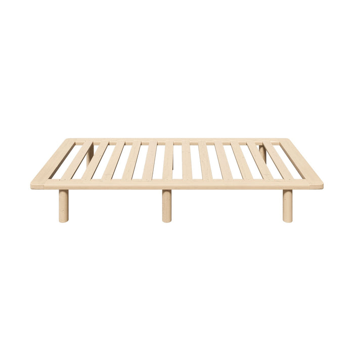 Bed Frame Single Size Wooden Bed Base Platform Timber