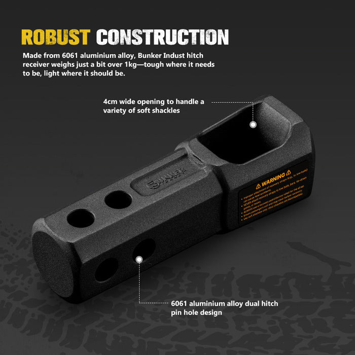 2" Recovery Hitch Receiver 10T Heavy Duty Tow Bar Off Road 4Wd 4X4