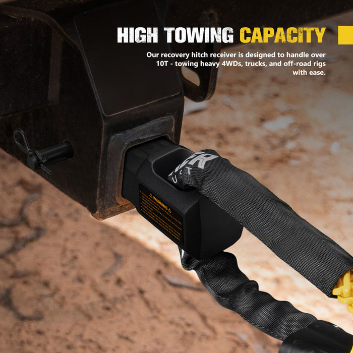 2" Recovery Hitch Receiver 10T Heavy Duty Tow Bar Off Road 4Wd 4X4