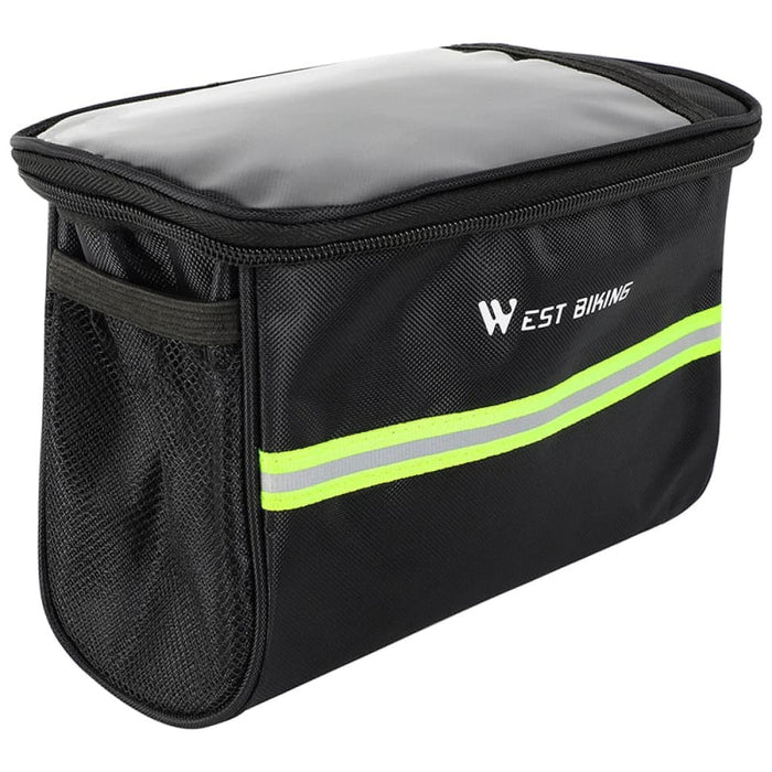 Bicycle Front Bag With Reflective Stripe