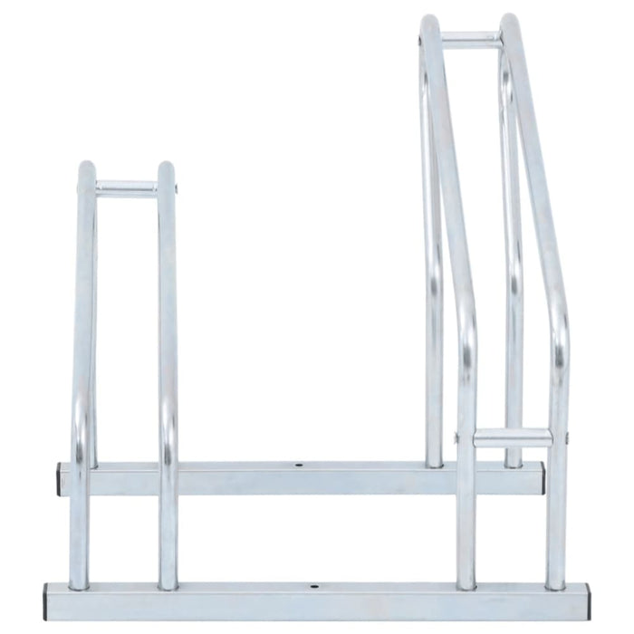 Bicycle Stand For 2 Bikes Floor Freestanding Galvanised