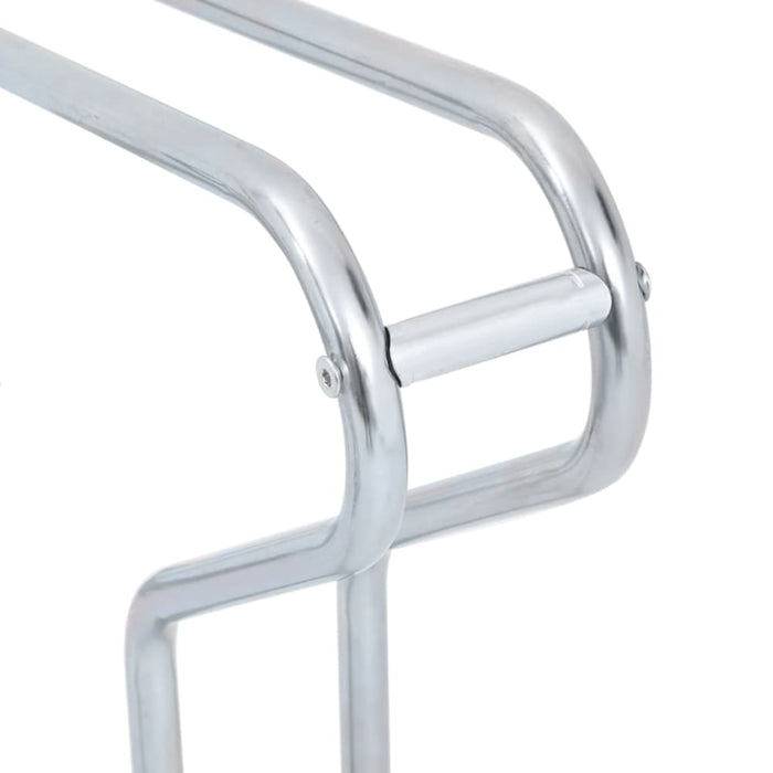 Bicycle Stand For 2 Bikes Floor Freestanding Galvanised
