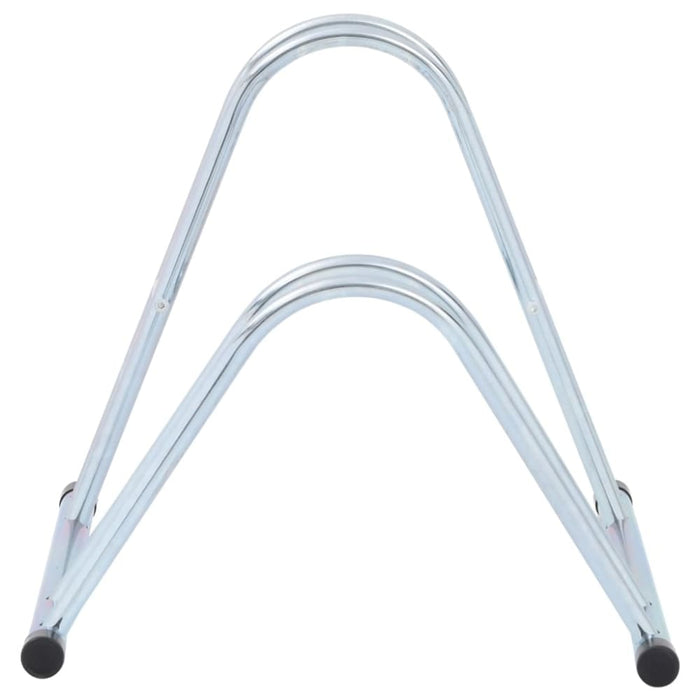 Bicycle Stand For 2 Bikes Floor Freestanding Galvanised