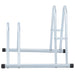 Bicycle Stand For 2 Bikes Floor Freestanding Galvanised