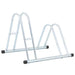 Bicycle Stand For 2 Bikes Floor Freestanding Galvanised