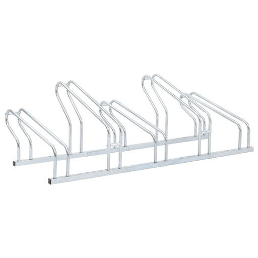 Bicycle Stand For 5 Bikes Floor Freestanding Galvanised