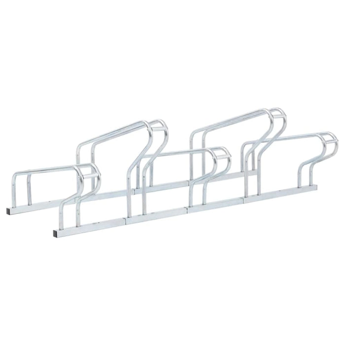 Bicycle Stand For 5 Bikes Floor Freestanding Galvanised