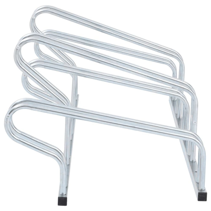 Bicycle Stand For 5 Bikes Floor Freestanding Galvanised