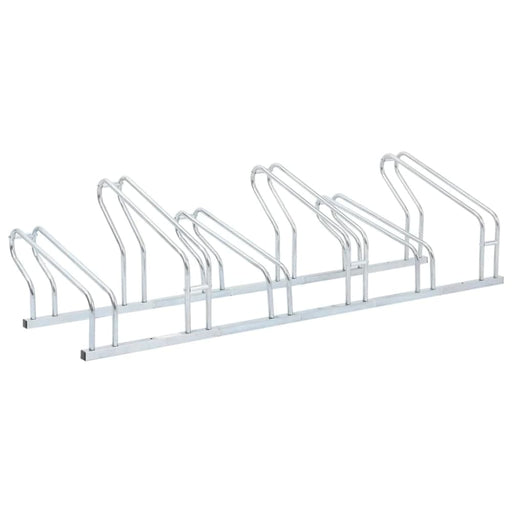 Bicycle Stand For 6 Bikes Floor Freestanding Galvanised