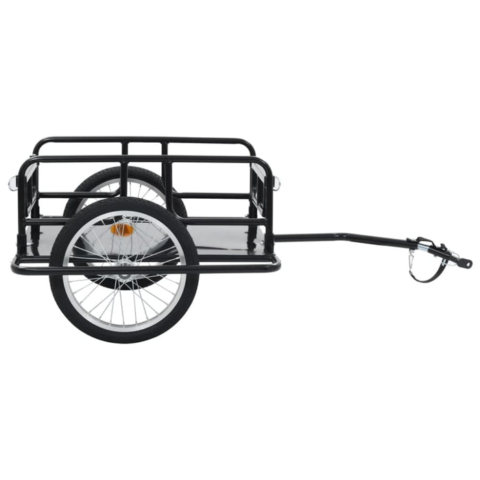 Bike Cargo Trailer 130x73x48.5 Cm Steel Black Koiib