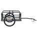 Bike Cargo Trailer 130x73x48.5 Cm Steel Black Koiib