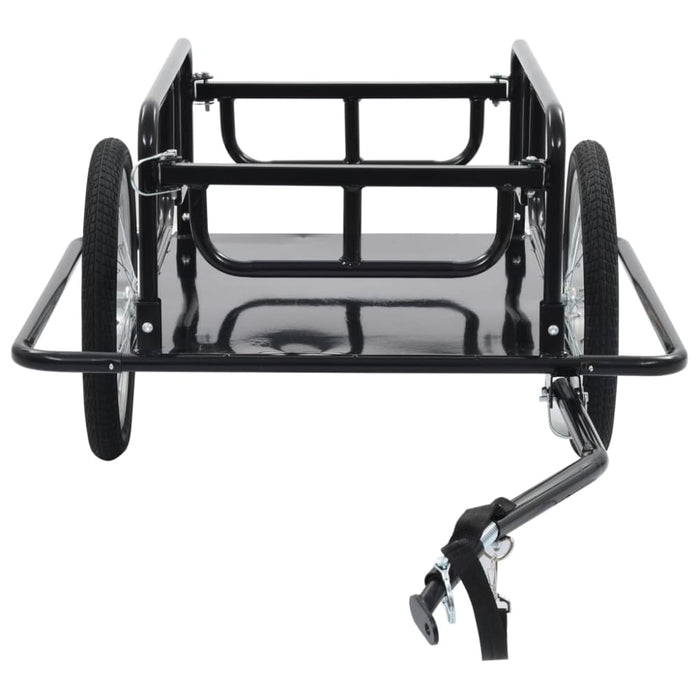 Bike Cargo Trailer 130x73x48.5 Cm Steel Black Koiib