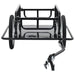 Bike Cargo Trailer 130x73x48.5 Cm Steel Black Koiib