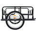 Bike Cargo Trailer 130x73x48.5 Cm Steel Black Koiib