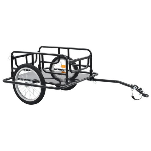 Bike Cargo Trailer 130x73x48.5 Cm Steel Black Koiib