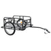 Bike Cargo Trailer 130x73x48.5 Cm Steel Black Koiib