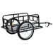 Bike Cargo Trailer 130x73x48.5 Cm Steel Black Koiib