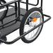 Bike Cargo Trailer 130x73x48.5 Cm Steel Black Koiib