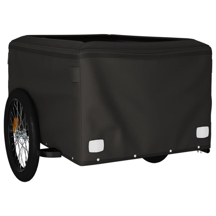 Bike Cargo Trailer Black and Red 45 Kg Iron Kabkb