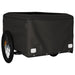 Bike Cargo Trailer Black and Red 45 Kg Iron Kabkb