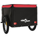 Bike Cargo Trailer Black and Red 45 Kg Iron Kabkb