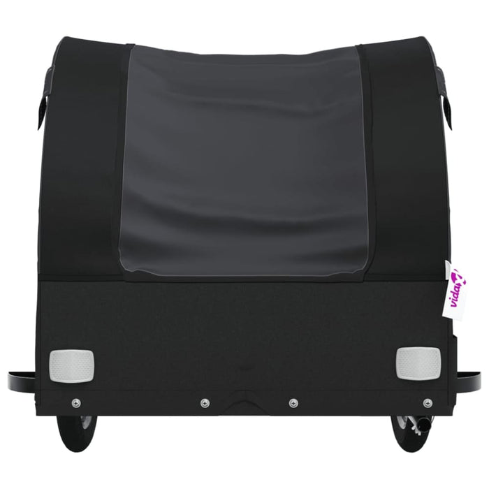 Bike Cargo Trailer Black 45 Kg Iron Kaoxk