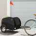 Bike Cargo Trailer Black 45 Kg Iron Kaoxk