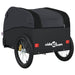 Bike Cargo Trailer Black 45 Kg Iron Kaoxk