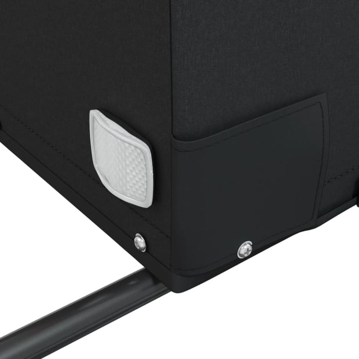 Bike Cargo Trailer Black 45 Kg Iron Kaoxk