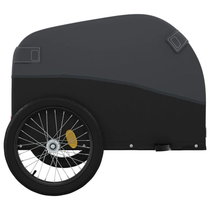 Bike Cargo Trailer Black 45 Kg Iron Kaoxk