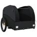 Bike Cargo Trailer Black 45 Kg Iron Kaoxk