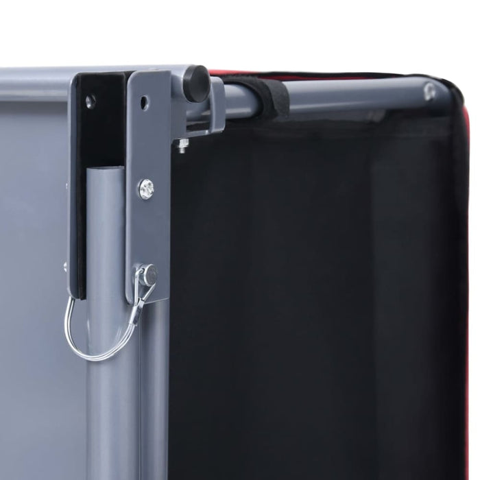 Bike Cargo Trailer Black and Red 65 Kg Kxpnn