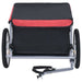 Bike Cargo Trailer Black and Red 65 Kg Kxpnn