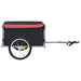 Bike Cargo Trailer Black and Red 65 Kg Kxpnn