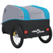 Bike Cargo Trailer Black and Blue 45 Kg Iron Kaoxn