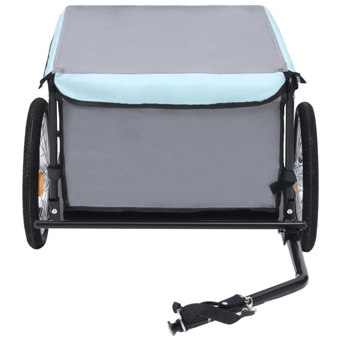 Bike Cargo Trailer Black and Blue 65 Kg Kxpnk