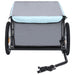 Bike Cargo Trailer Black and Blue 65 Kg Kxpnk