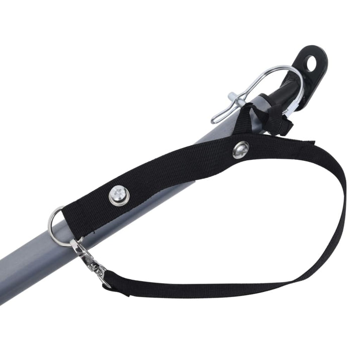 Bike Cargo Trailer Black and Blue 65 Kg Kxpnk